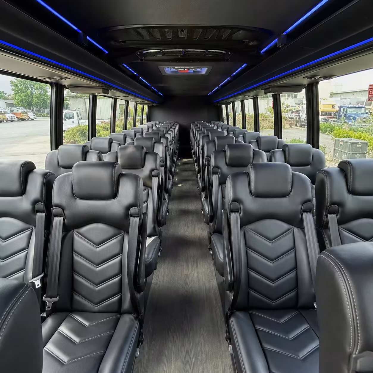 30 passenger minibus inside