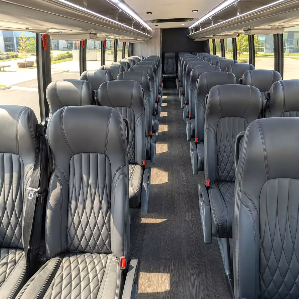 35 passenger minibus inside