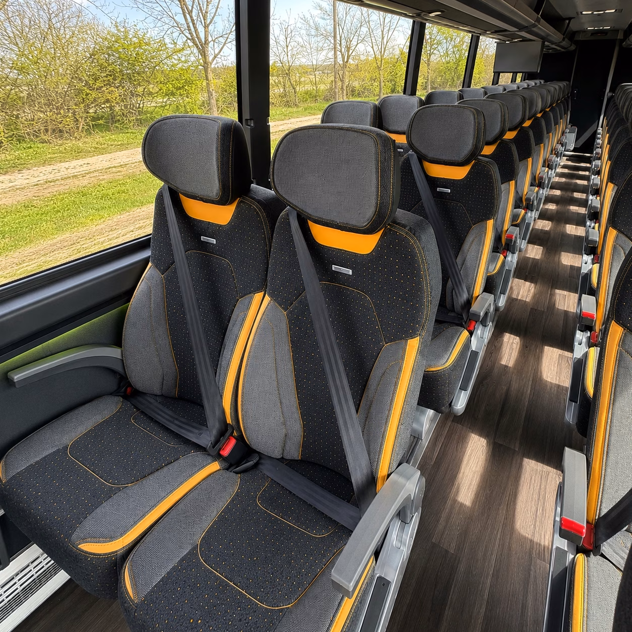 delray beach charter bus rentals to djt airport
