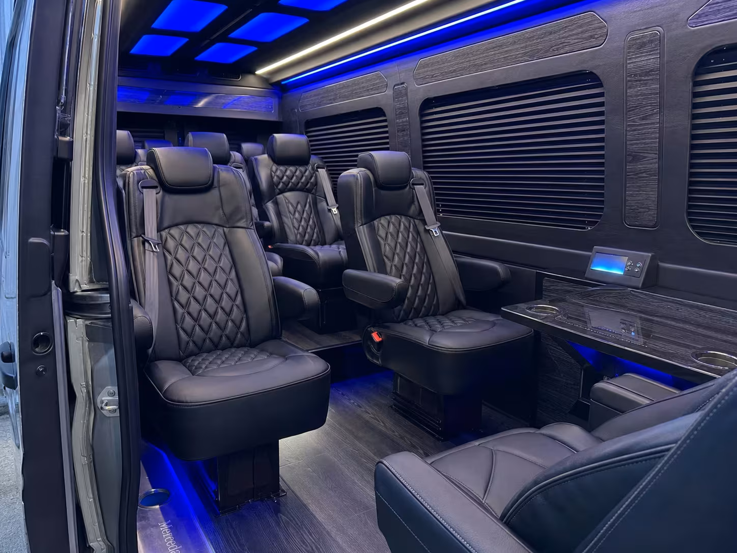 sprinter van transportation for groups and events across delray beach
